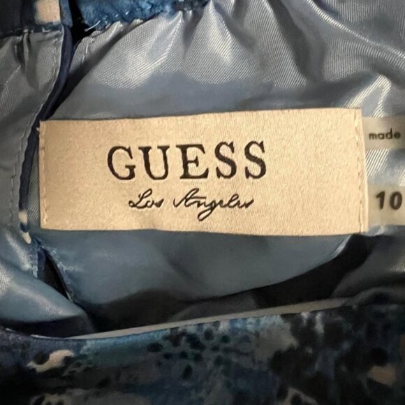 GUESS Halter Neck A-Line Tiered Flow Flippy Fit&Flare Lined chiffon Dress Sz 10 - Picture 5 of 14